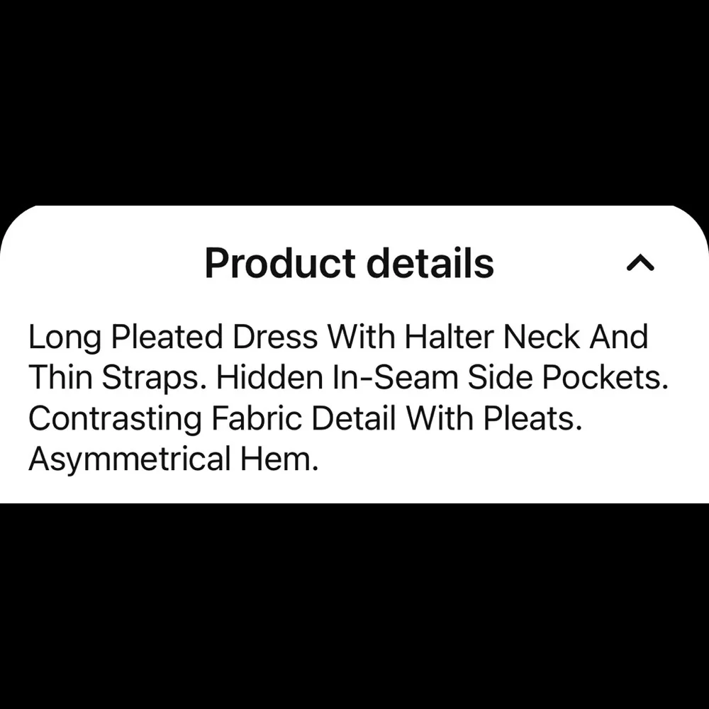 Zara Pleated Dress Limited Edition Sz.Large NWT - Picture 6 of 13